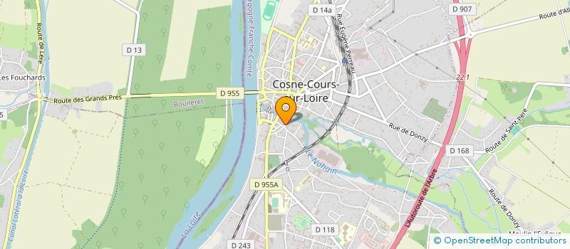 localisation de l'entreprise SCDF MEYRIGNAC PIERRE ET ROBERT à COSNE-COURS-SUR-LOIRE