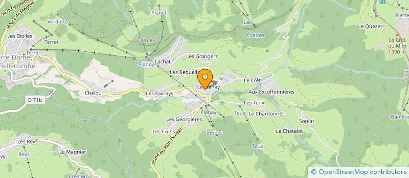 localisation de l'entreprise SCDF MORAS JOGUET  NOTRE-DAME-DE-BELLECOMBE