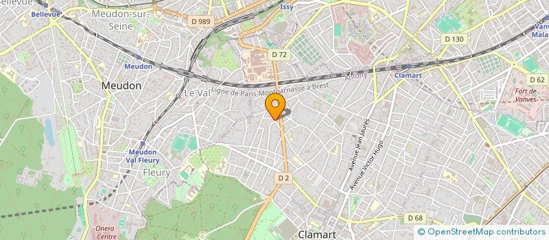 localisation de l'entreprise SCDF MORAT JEAN ET NAHON JEAN PAUL à CLAMART