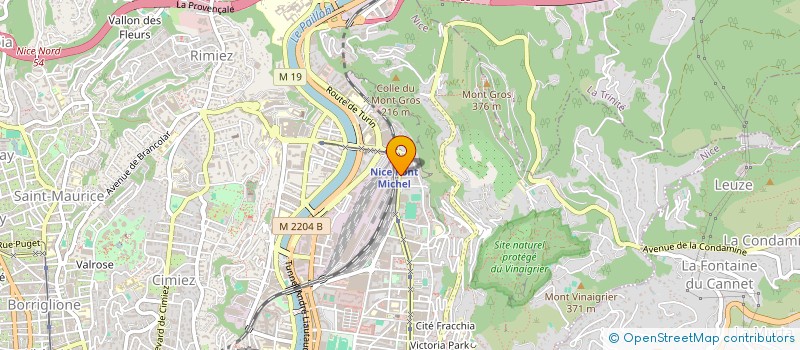 localisation de l'entreprise SCDF MORCQ ET VILUCCHI à NICE