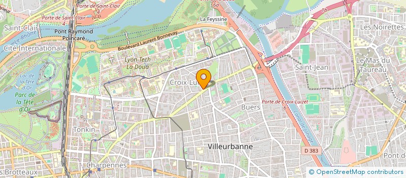 localisation de l'entreprise SCDF MOREL PRUDENT  VILLEURBANNE