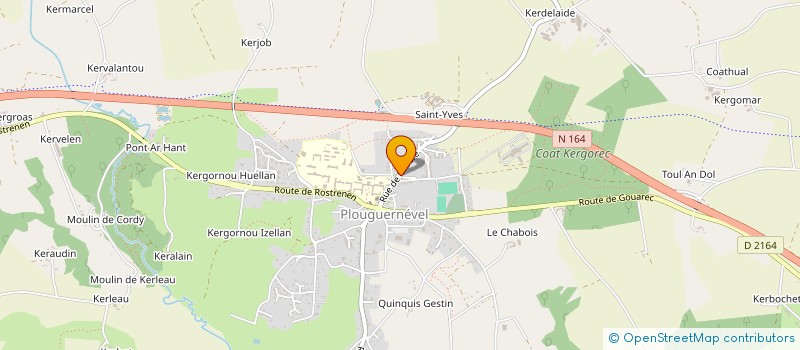 localisation de l'entreprise SCDF MORVAN CARLO ET ISABELLE  ROSTRENEN