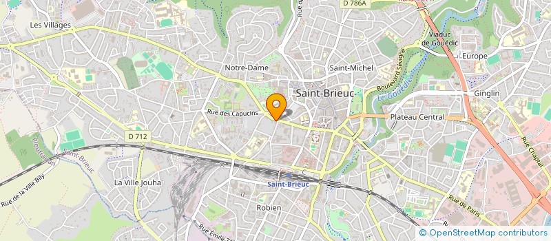 localisation de l'entreprise SCDF MOULIN GUY ET DUTEMPLE MARIE HELENE à SAINT-BRIEUC