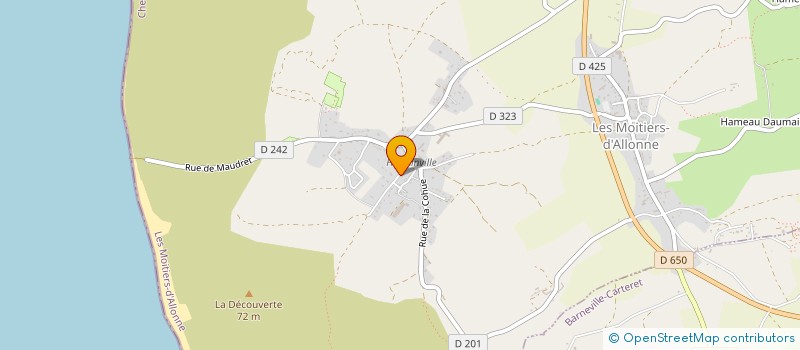 localisation de l'entreprise SCDF MUZARD PIERRE ET GILLES  LES MOITIERS-D'ALLONNE