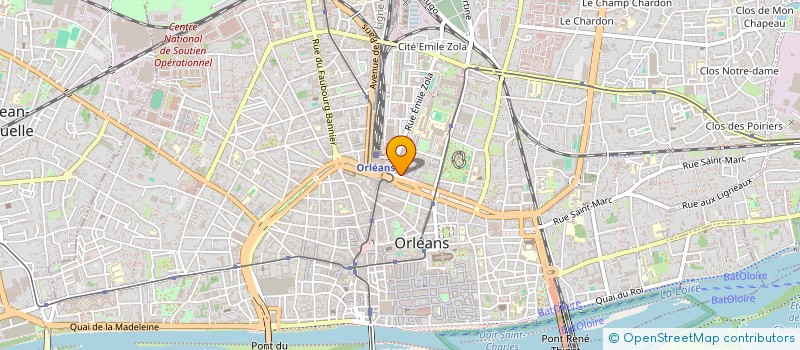 localisation de l'entreprise SCDF NAIZONDARD-TROMAS à ORLEANS