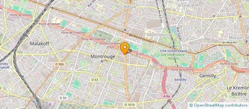 localisation de l'entreprise SCDF NAROUN RABAH ET BELKESSA AHMED  MONTROUGE