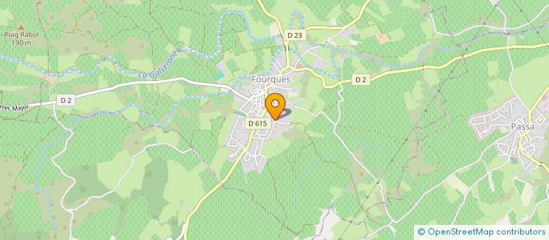 localisation de l'entreprise SCDF NEGRE ROGER ET BIER ROGER  FOURQUES