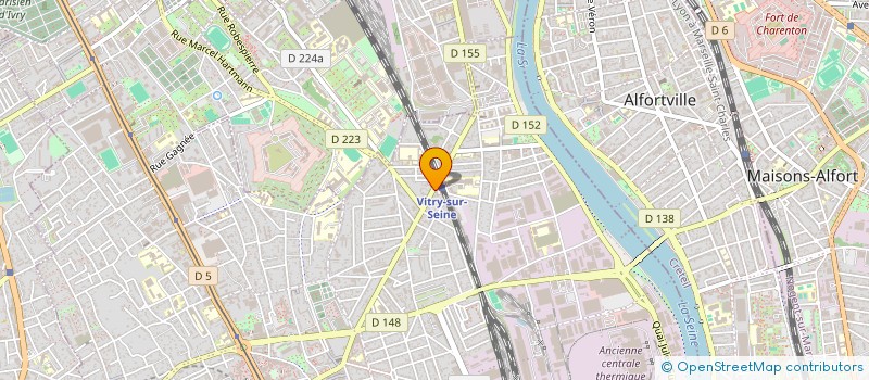 localisation de l'entreprise SCDF NIRO GERARD & VANDAIS GUY  VITRY-SUR-SEINE