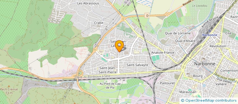 localisation de l'entreprise SCDF OLIVER DAVID-RAZIMBAUT GILLES à NARBONNE