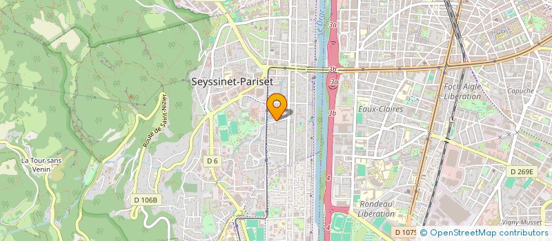 localisation de l'entreprise SCDF OUALID BOISSET REYNAUD à SEYSSINET-PARISET