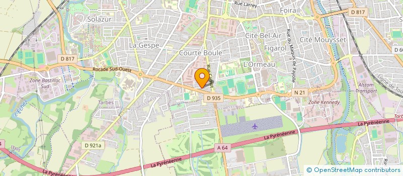 localisation de l'entreprise SCDF P.LAFORGUE ET LARRONDO M.  TARBES