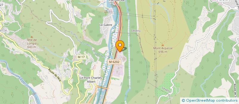 localisation de l'entreprise SCDF PAGLIARDINI ET BALDUZZI à SAINT-MARTIN-DU-VAR
