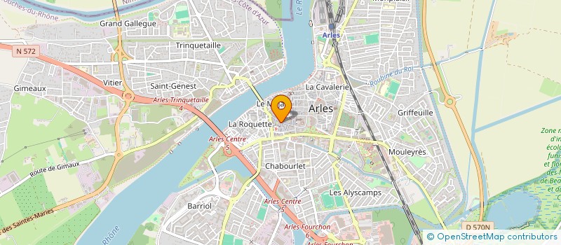 localisation de l'entreprise SCDF PARA ROBERT ET BERNARD à ARLES