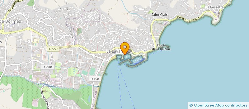 localisation de l'entreprise SCDF PASSELAIGUE CHRISTINE ET PASCALE CREPERIE LES SARRAZINES à LE LAVANDOU