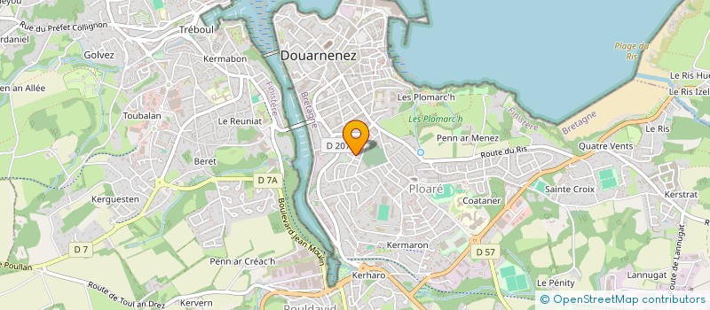 localisation de l'entreprise SCDF PASTOL MICHAEL & RATHUY LUDOVIC à DOUARNENEZ