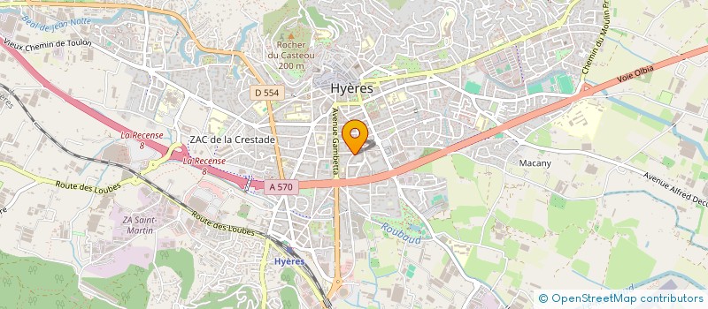 localisation de l'entreprise SCDF PATRICK RALLO ET STEPHANE BARTOLI  HYERES