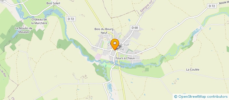 localisation de l'entreprise SCDF PEJOT ET CHAILLOUX à CHEMILLE-SUR-DEME