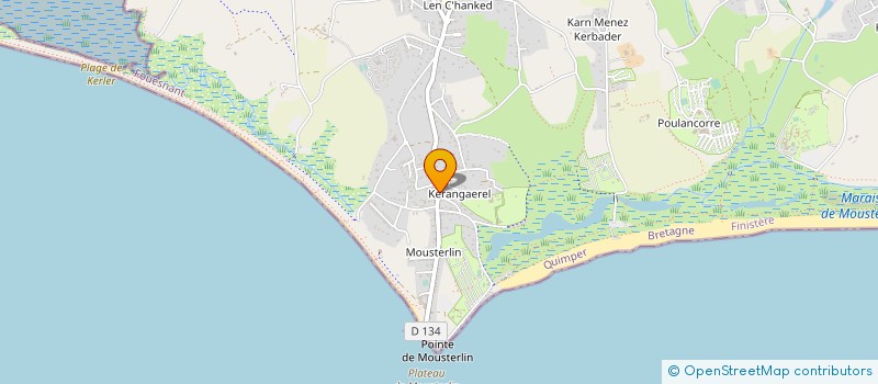 localisation de l'entreprise SCDF PERENNES PAUGAM  FOUESNANT