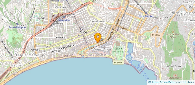 localisation de l'entreprise SCDF PEREZ ET GIORSETTI à NICE