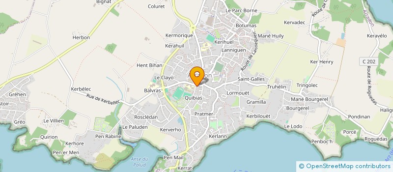 localisation de l'entreprise SCDF PERON ANNE MARIE ET HERVE BRIGITTE  ARRADON