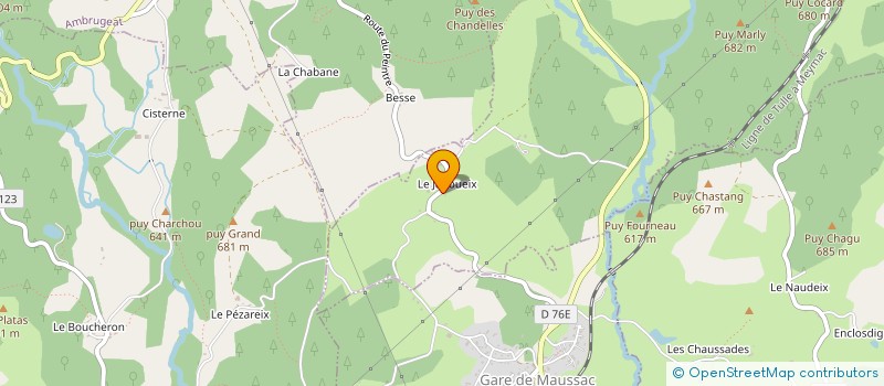 localisation de l'entreprise SCDF PEYRAT ERIC ET ANDRE  MEYMAC