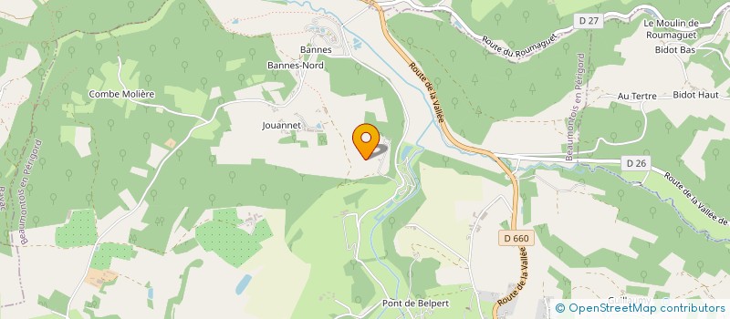 localisation de l'entreprise SCDF PIANARO FREDERIC ET PIANARO RICHARD  BEAUMONTOIS EN PERIGORD