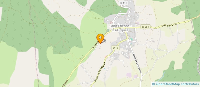 localisation de l'entreprise SCDF PICHOUX HERVE ET FAVRE CHANTAL  SAINT-ETIENNE-LES-ORGUES