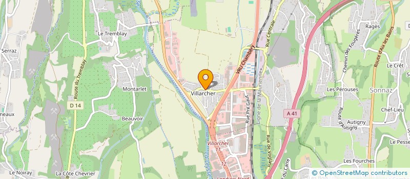 localisation de l'entreprise SCDF PIN GILBERT ET VINCENT RENE  VOGLANS