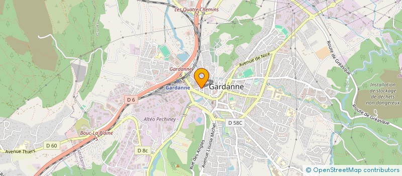 localisation de l'entreprise SCDF PINELLI P SAN FELICE S ET HASSAN M à GARDANNE