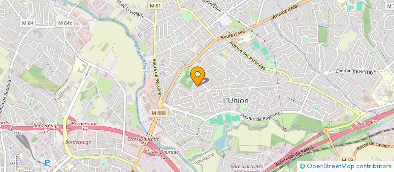 localisation de l'entreprise SCDF PLAGNOL CONSTANS à L'UNION