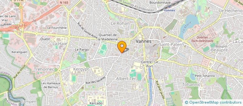 localisation de l'entreprise SCDF POULAIN T LE NEEL L à VANNES