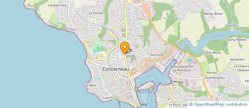 localisation de l'entreprise SCDF POULICHET LANCIEN à CONCARNEAU