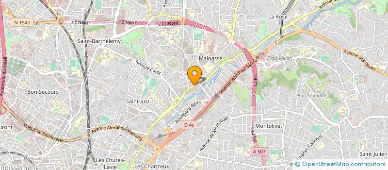 localisation de l'entreprise SCDF PRATI BRUN AMBULANCES SOS ASSISTANC à MARSEILLE