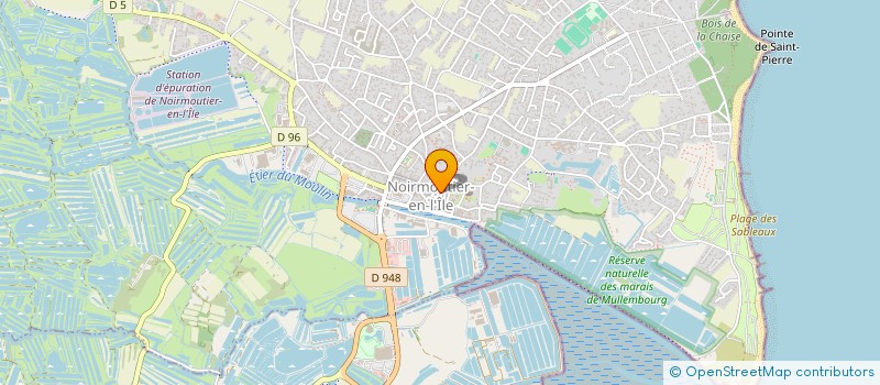 localisation de l'entreprise SCDF PRECHAIS FRERES à NOIRMOUTIER-EN-L'ILE