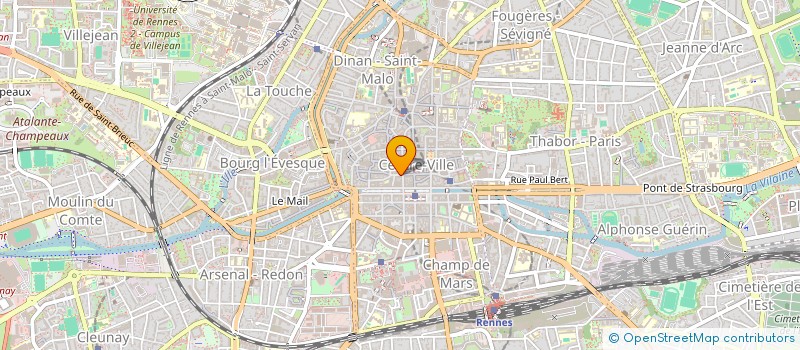 localisation de l'entreprise SCDF PROUST HARDOUIN PAGES ANDRE à RENNES