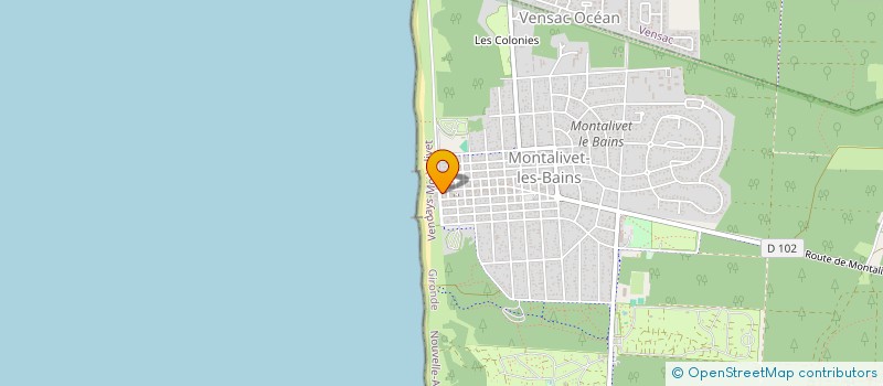 localisation de l'entreprise SCDF QUEVAL-LARRIEU  VENDAYS-MONTALIVET