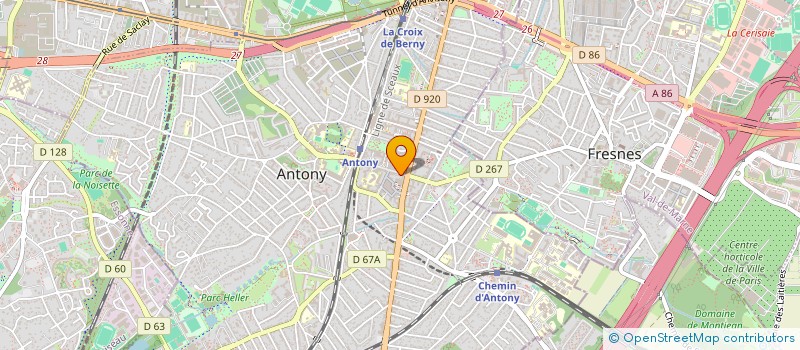 localisation de l'entreprise SCDF RAFFARD - MALHERBES à ANTONY