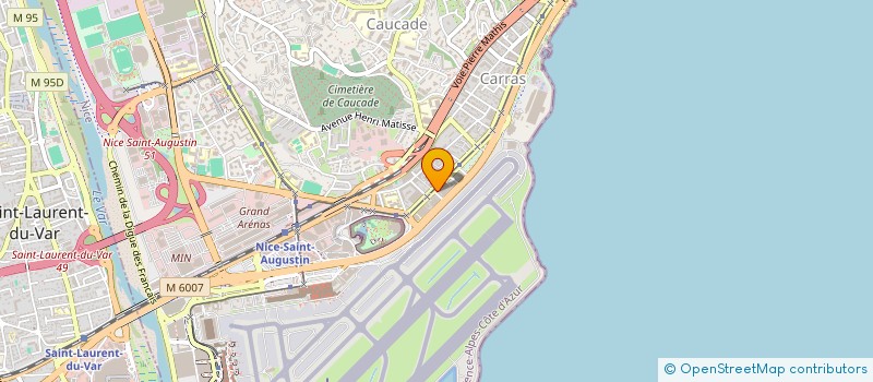 localisation de l'entreprise SCDF REBUFFO ET DORE à NICE
