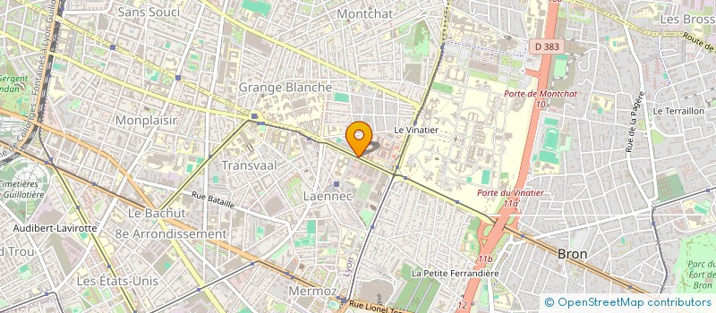 localisation de l'entreprise SCDF RESKALLAH ET DAMESIN  LYON