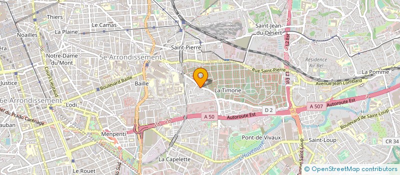 localisation de l'entreprise SCDF RIBAUD ROLAND ET VIDIL DANIEL  MARSEILLE