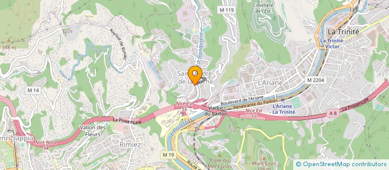 localisation de l'entreprise SCDF RICHARD ET GUILLIN  SAINT-ANDRE-DE-LA-ROCHE