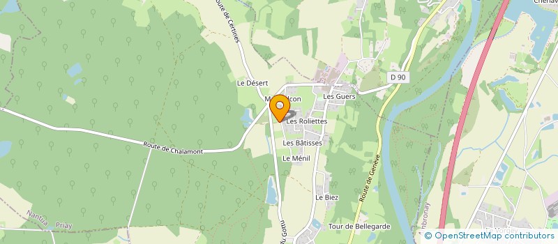 localisation de l'entreprise SCDF RICOL DIDIER ET PERCHET ERIC à NEUVILLE-SUR-AIN
