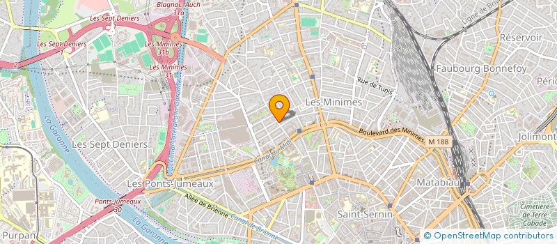 localisation de l'entreprise SCDF RODRIGO LACANAL ET LUGA à TOULOUSE