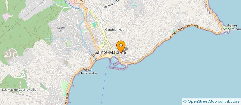 localisation de l'entreprise SCDF RODRIGUEZ ET BELISAIRE à SAINTE-MAXIME