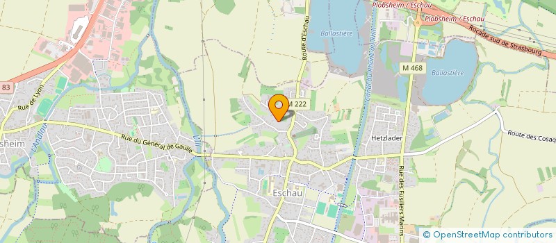 localisation de l'entreprise SCDF ROLAND BURGY-ALAIN BURGY  ESCHAU