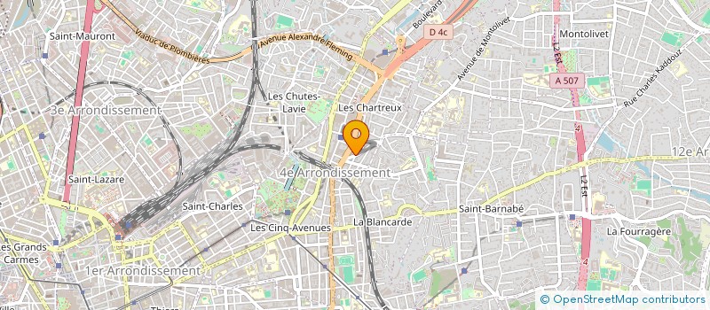 localisation de l'entreprise SCDF ROMEY ET PICCIRILLO à MARSEILLE