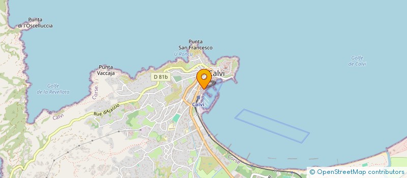 localisation de l'entreprise SCDF ROSSI MURACCIOLI à CALVI