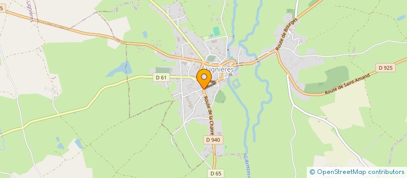 localisation de l'entreprise SCDF ROUMET ET WISSOCQ à LIGNIERES