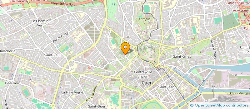 localisation de l'entreprise SCDF ROUSSEL WEBEN NICOLE à CAEN
