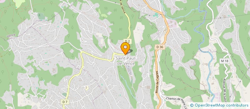 localisation de l'entreprise SCDF RYCHTER VAN DER SCHOOT à SAINT-PAUL-DE-VENCE